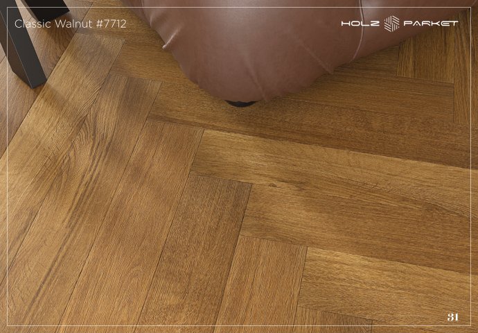 Classic Walnut #7712 Lamiwood Laminate Flooring