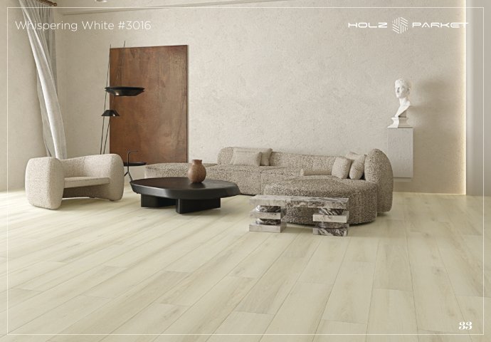 Whispering White #3016 Panorama Lamiwood Laminate Flooring