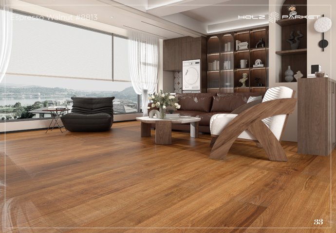 Espresso Walnut #8813 - Hybrid Laminate Flooring