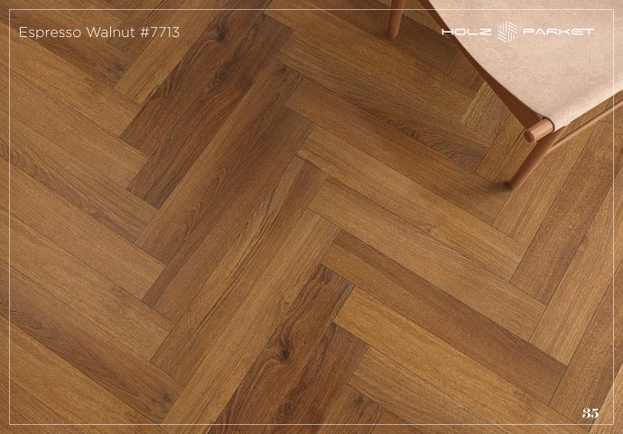 Espresso Walnut Laminate Wood Flooring - Livanti #7713