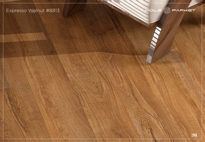 Espresso Walnut #8813 - Hybrid Laminate Flooring