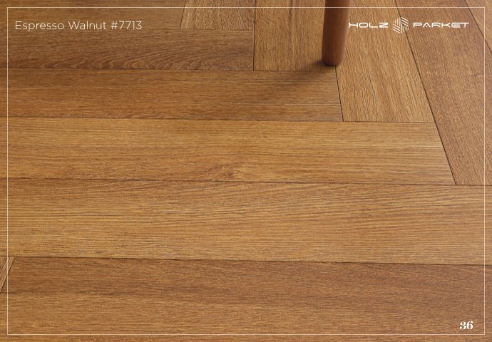 Espresso Walnut Laminate Wood Flooring - Livanti #7713