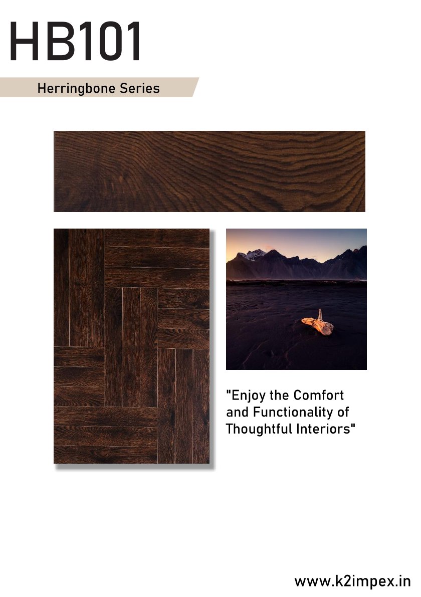 HB101 Galgoo Herringbone Laminate Flooring 8mm