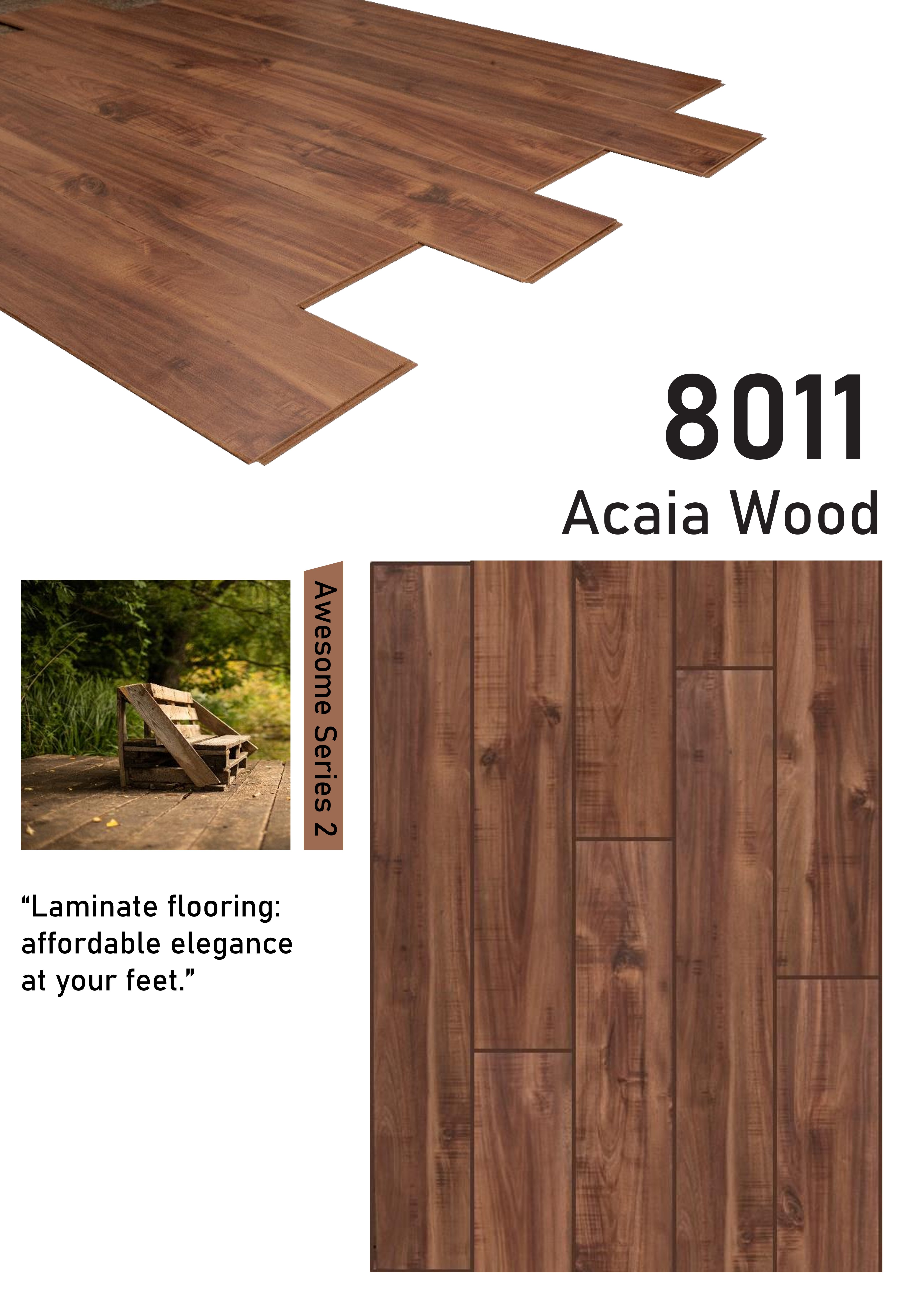 8011 Acaia Wood 8mm plank Awesome Series Galgo Laminate Flooring