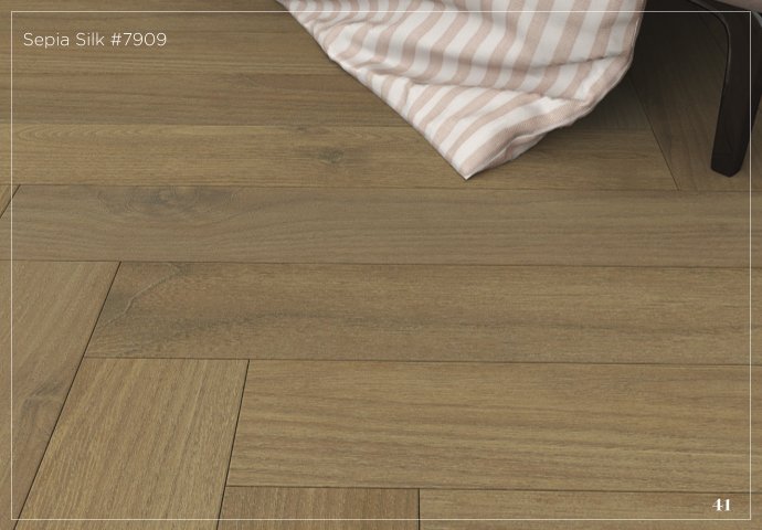 Sepia Silk HB Intrigue Lamiwood Laminate 8mm Flooring