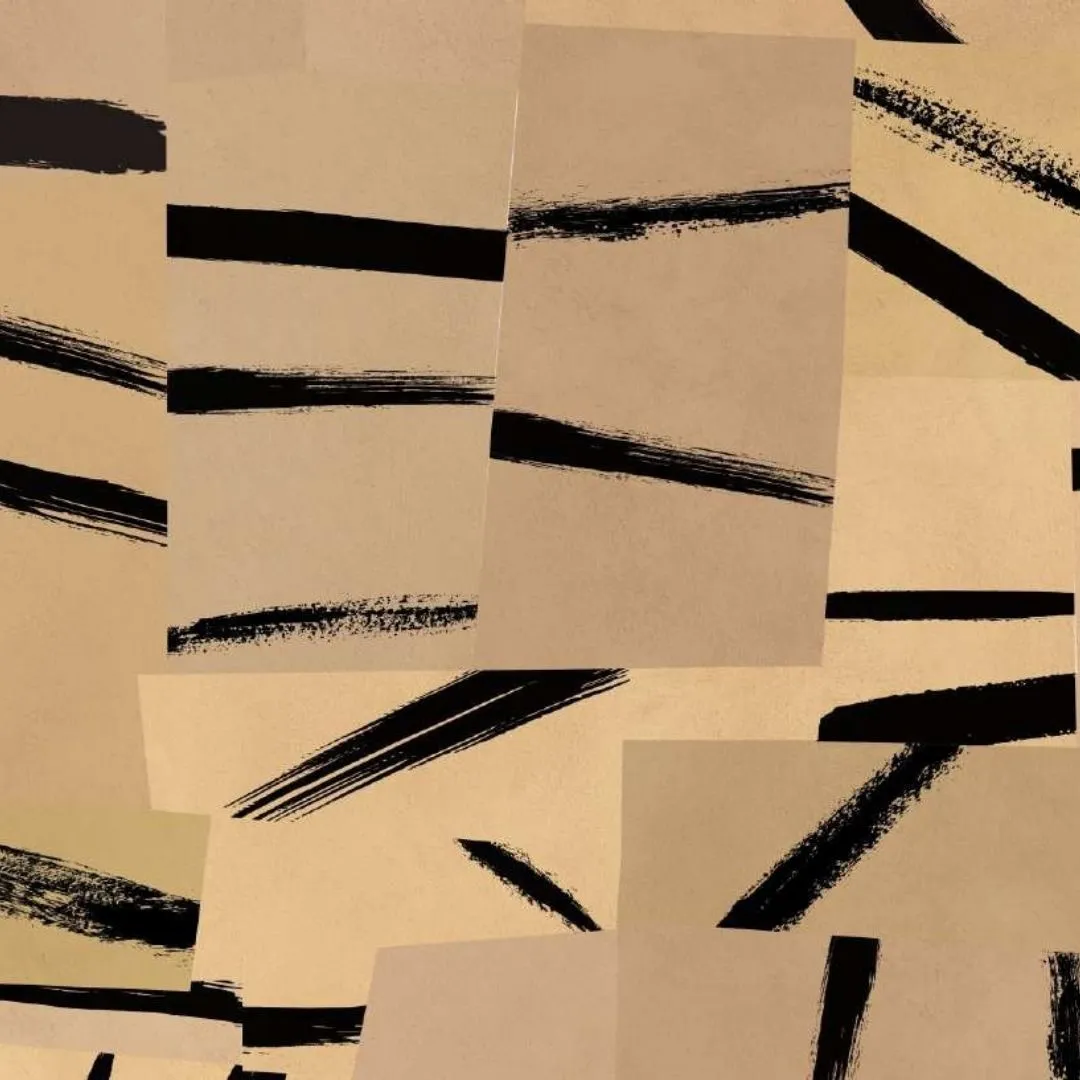 Muddy Monochrome Abstract Wallpaper - Transform Your Space