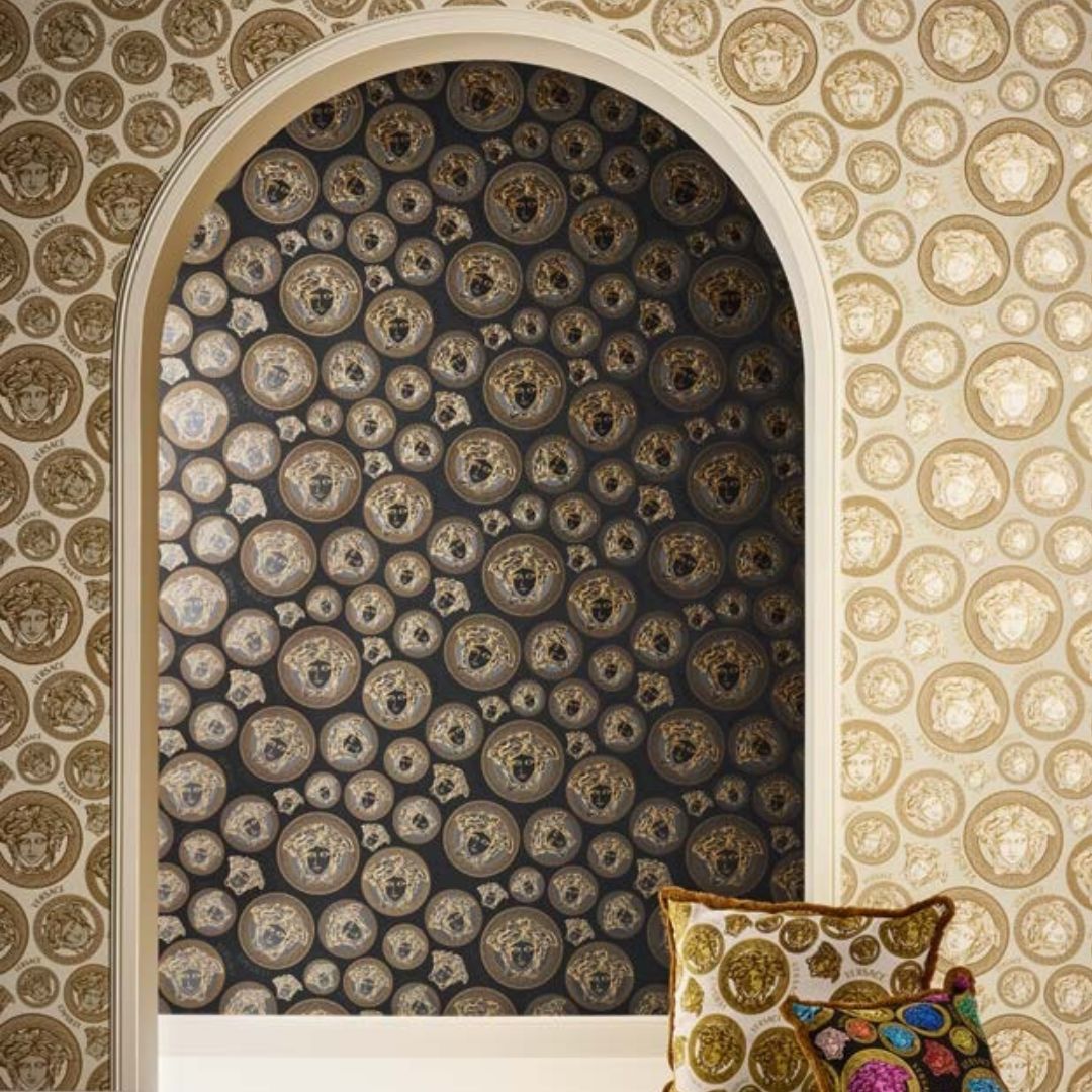 Versace V Wallpapers – Elegant Designer Wall Decor 38611-7