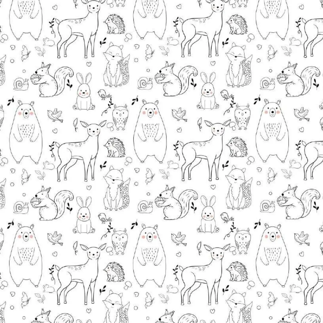 Kids Wallpaper Collection |  Woodland Creaturest