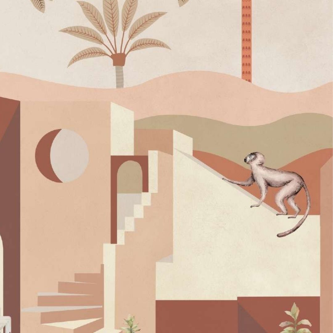 Sahara Sunset | Kids Wallpaper Collection