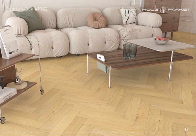 Kaara Lamiwood 8mm Herringbone Flooring – Spartan Oak