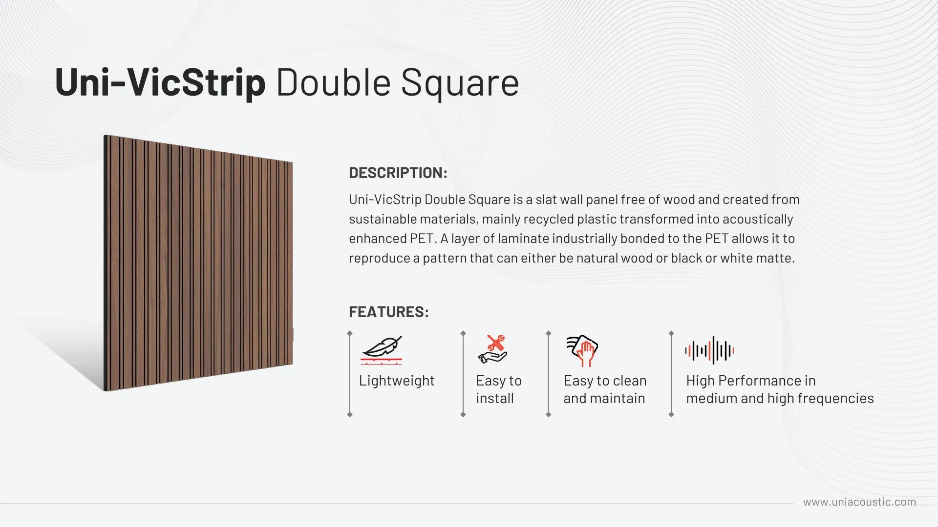 SOLARBRITE Uni-VicStrip Double Square LED Light