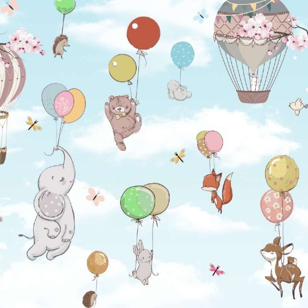 Cute Sky Parade | Kids Wallpaper Collection