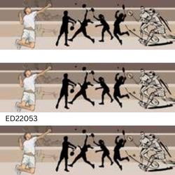 Discover ED22053 Sports Addiction Wallpaper - Dynamic Athletic Designs