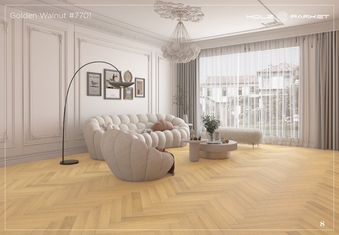 Golden Walnut #7701 Livanti Lamiwood Laminate Flooring