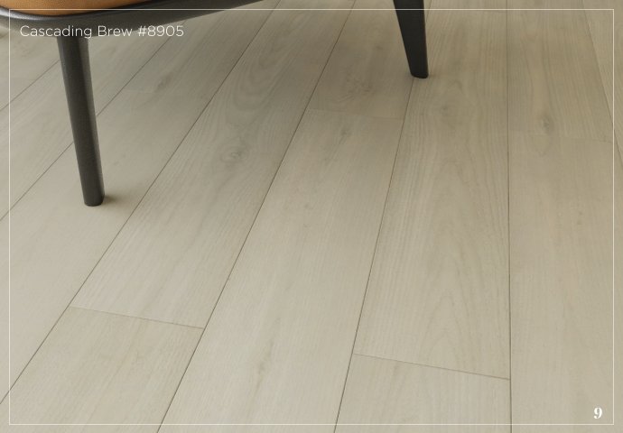 Cascading Brew #8905 - 8MM Lamiwood Laminate Flooring