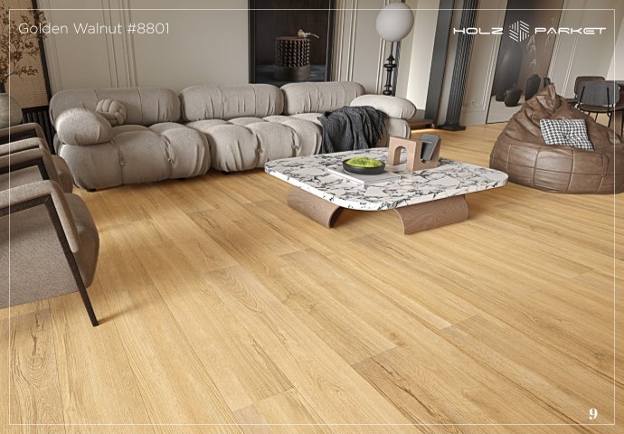 Golden Walnut #8801 Laminate Wood Flooring – Immenso