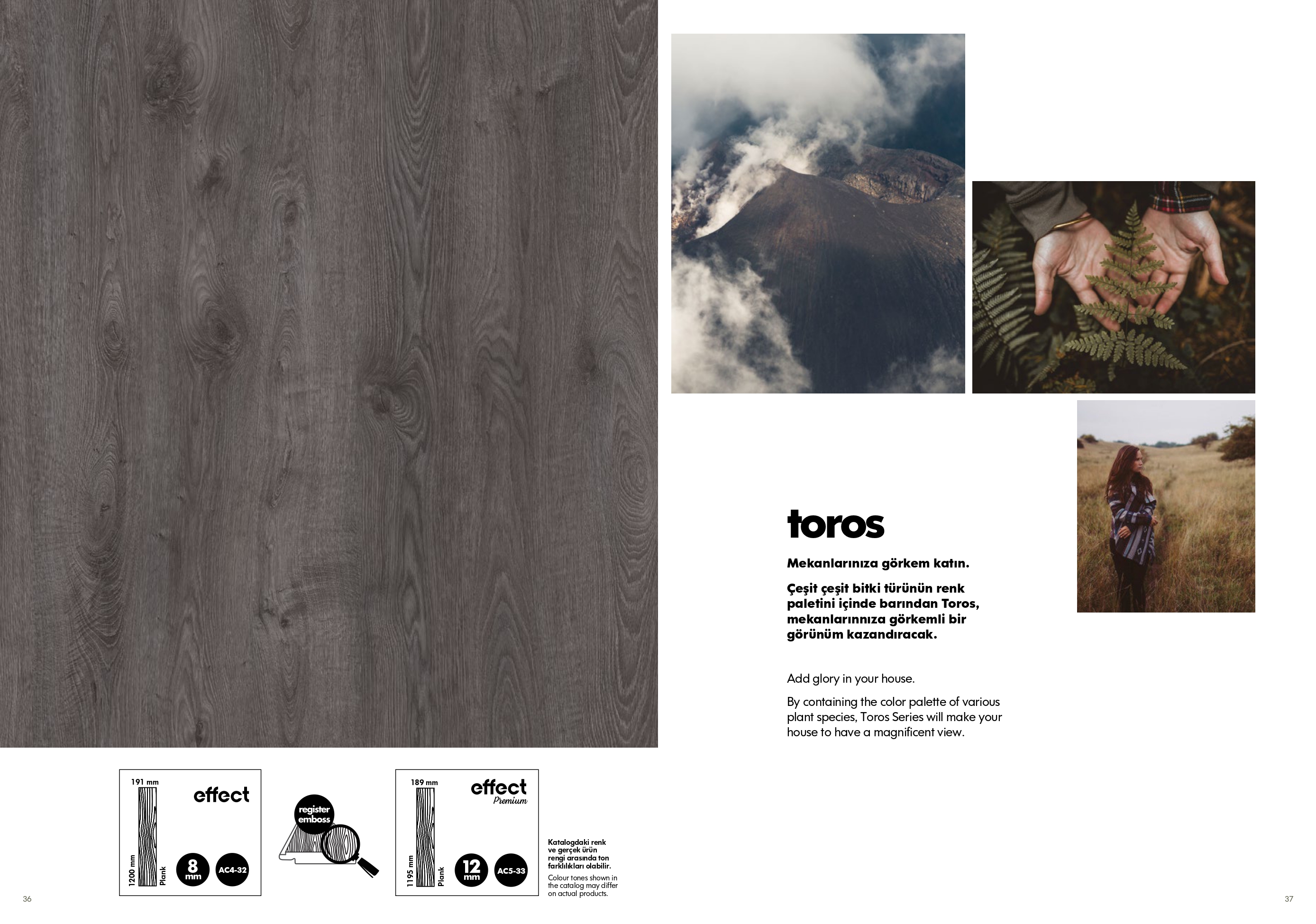 Toros Effect BVG Laminate Wooden Flooring