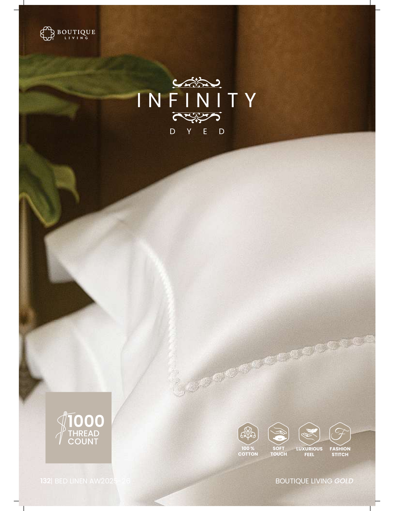 Infinity Dyed King Size Bedsheet Set
