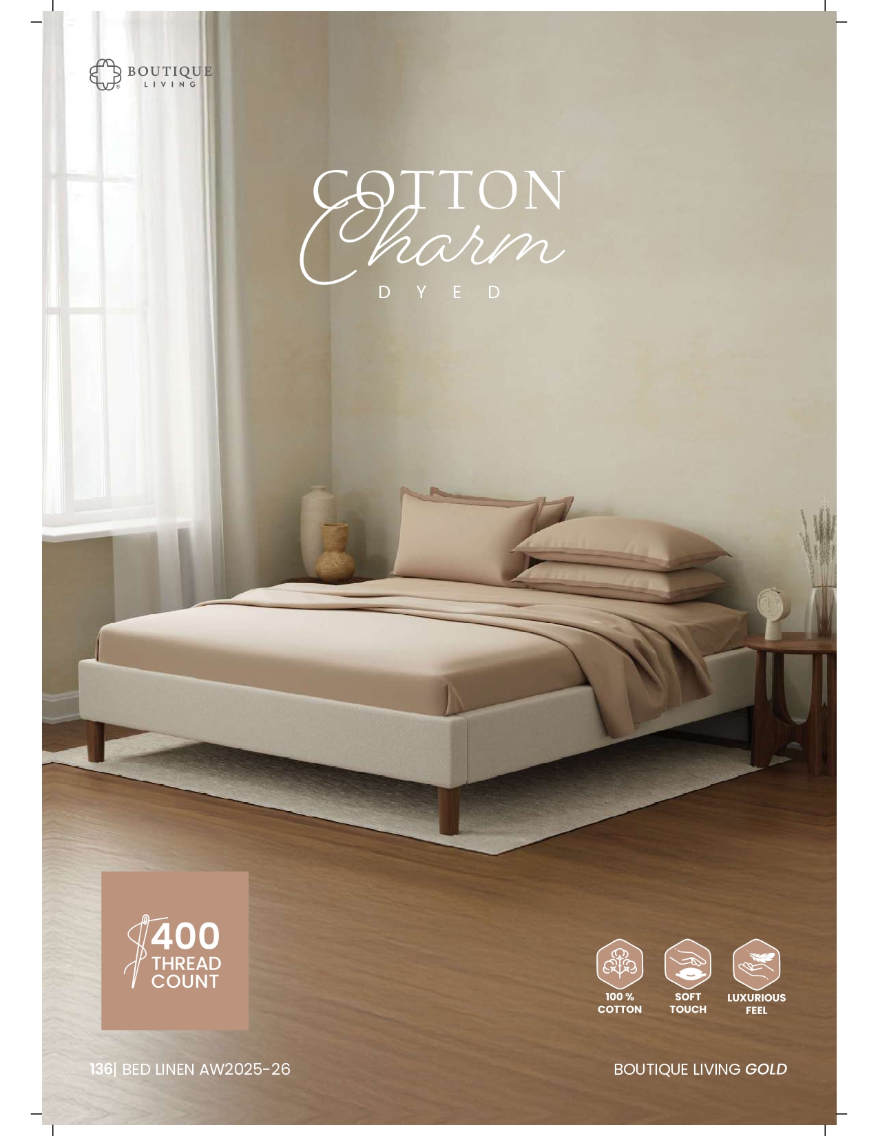 Cotton Charam Bedsheet & Duvet Cover Combo