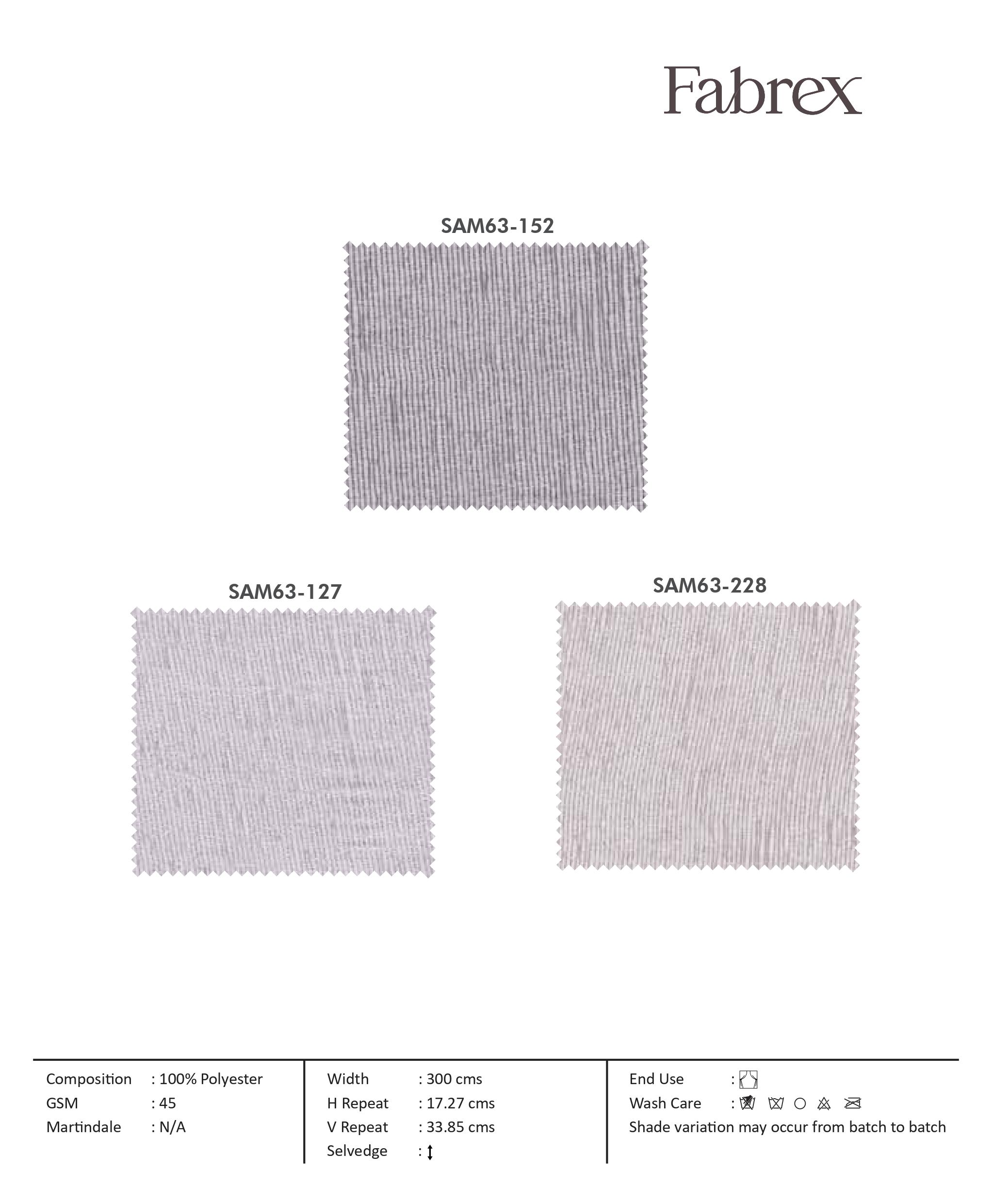 Amore SAM66-105: Premium Self-Curtain Fabric