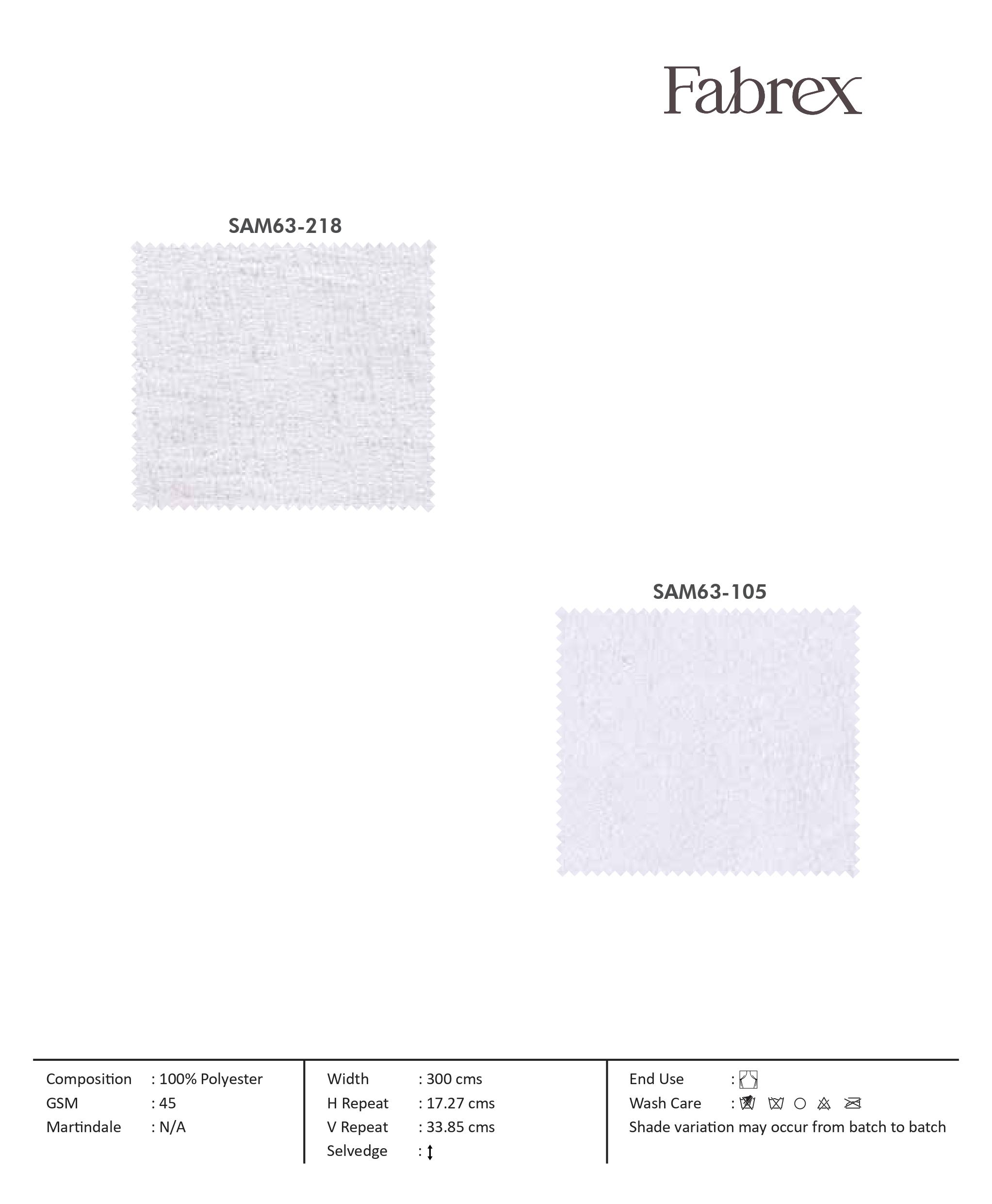 Amore SAM66-105: Premium Self-Curtain Fabric