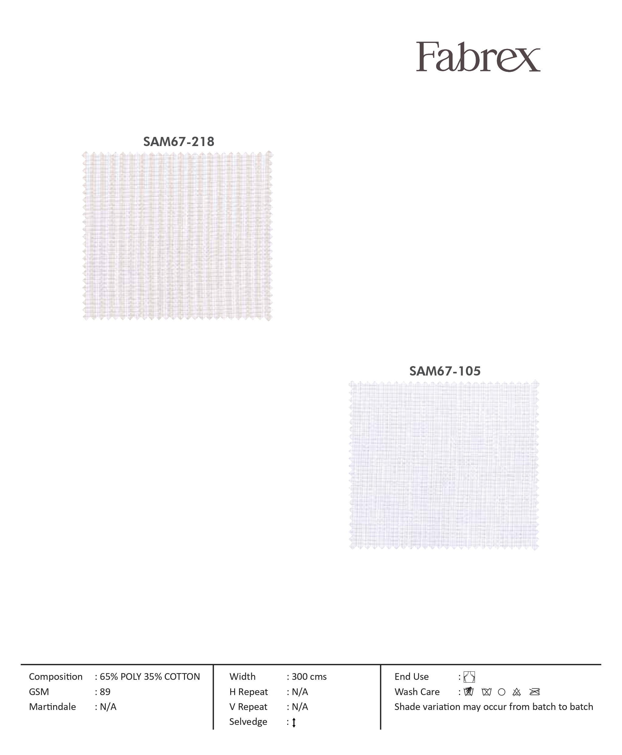 Amore SAM68-152: Elegant Self-Curtain Fabric