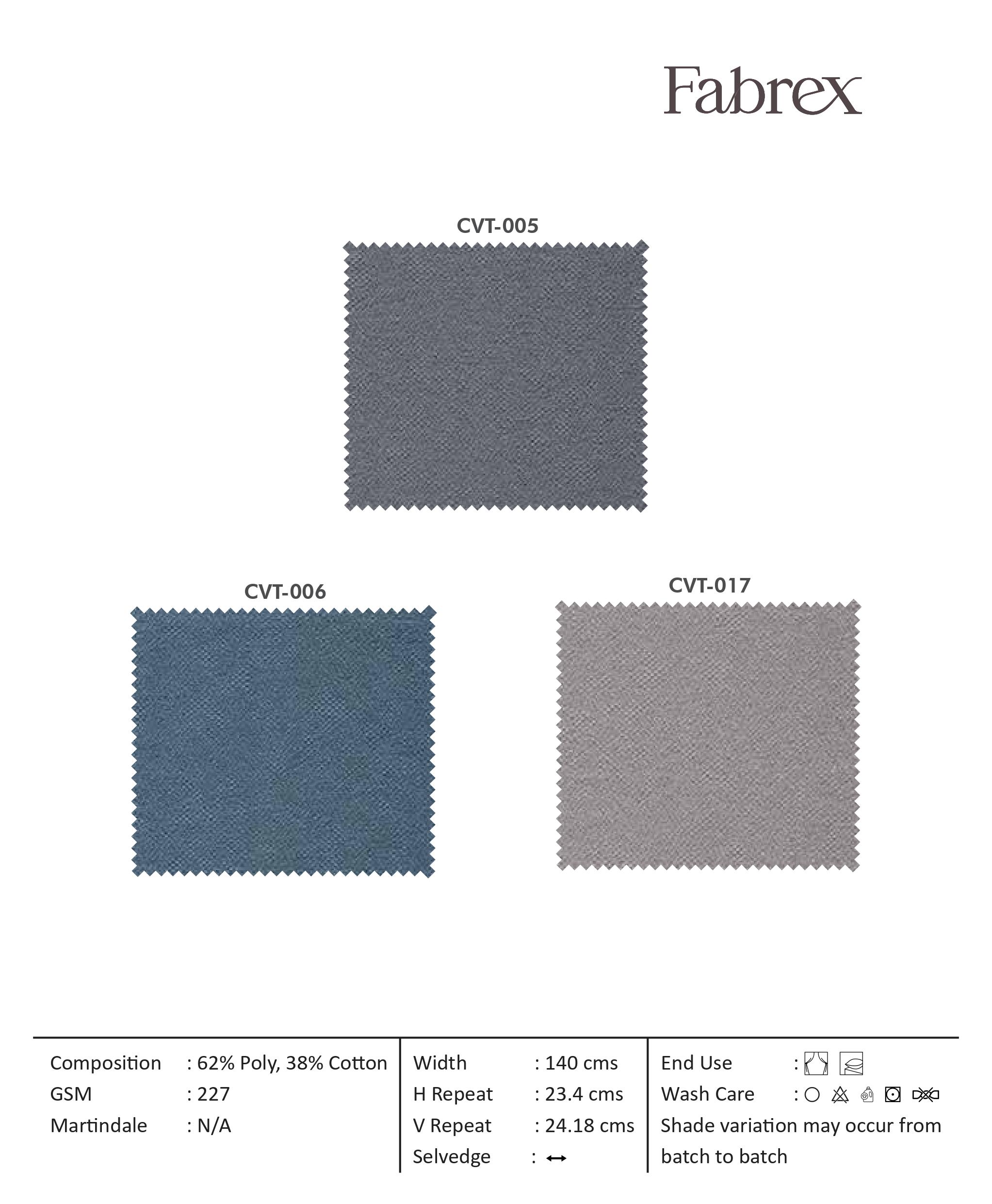 Victoria CVT-001 Self Curtain Fabric