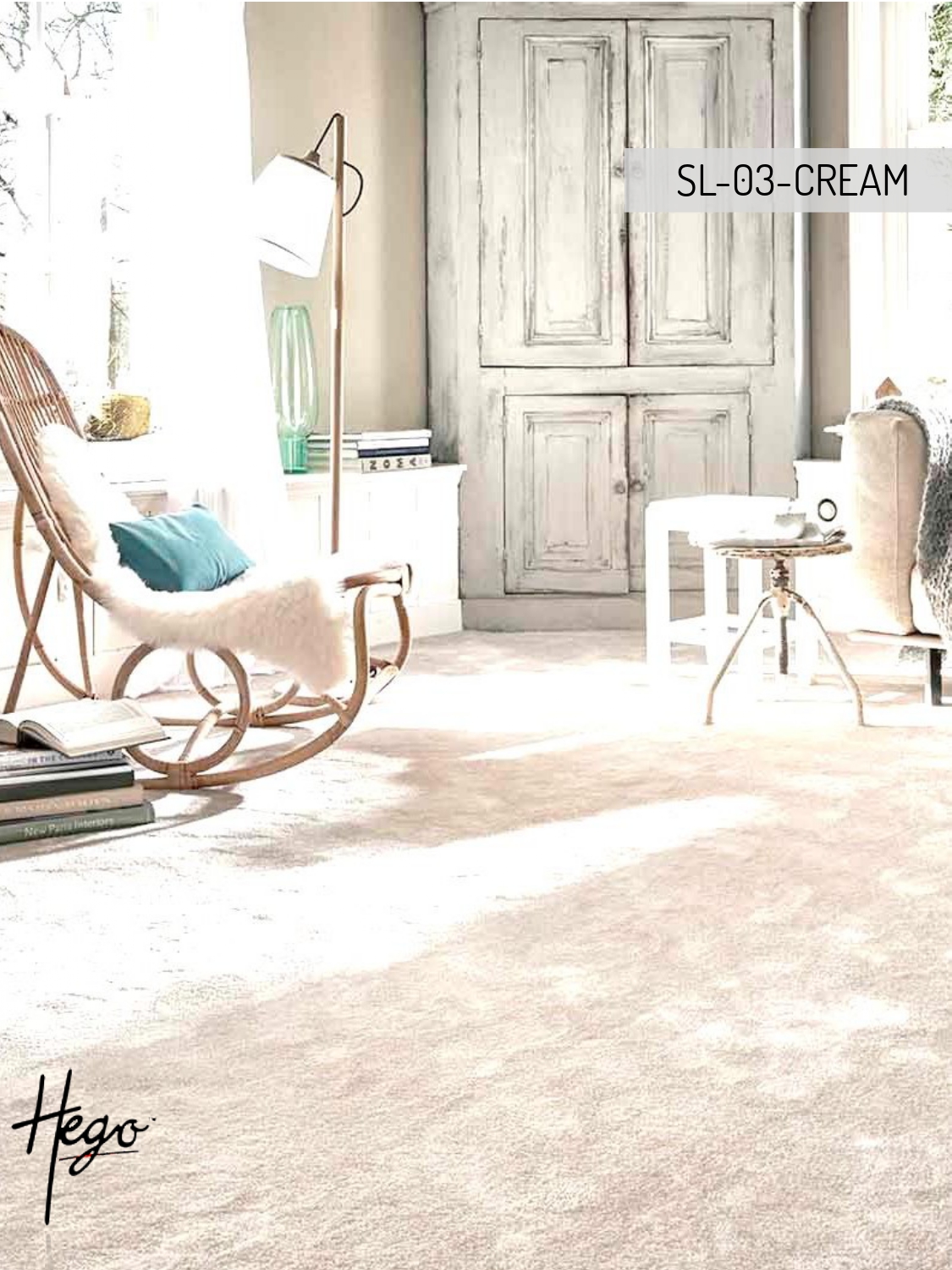 SL-03-CREAM Hego Silky Carpet Roll