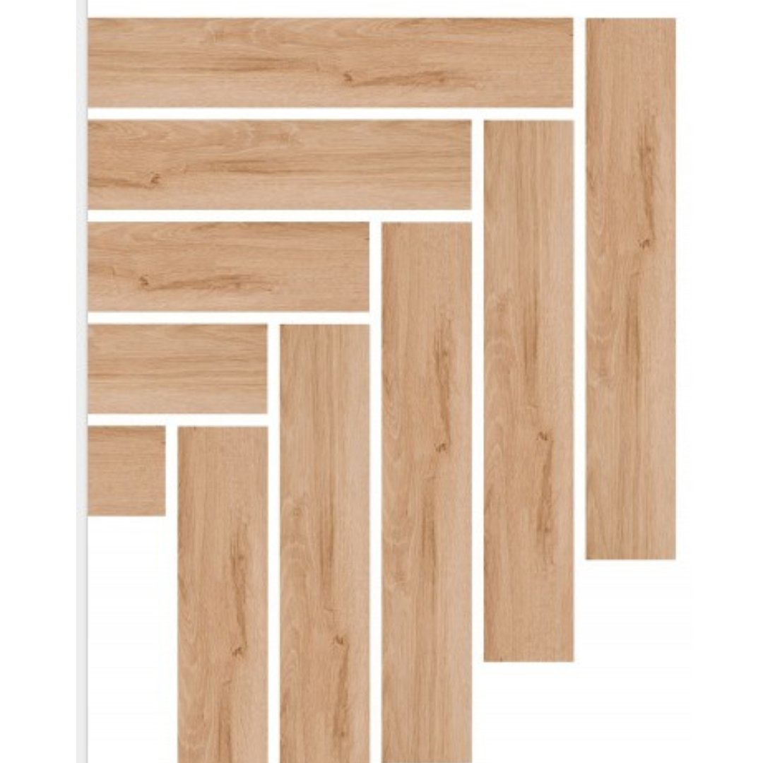 #H6 Pine Herringbone Wooden Flooring - Premium Quality