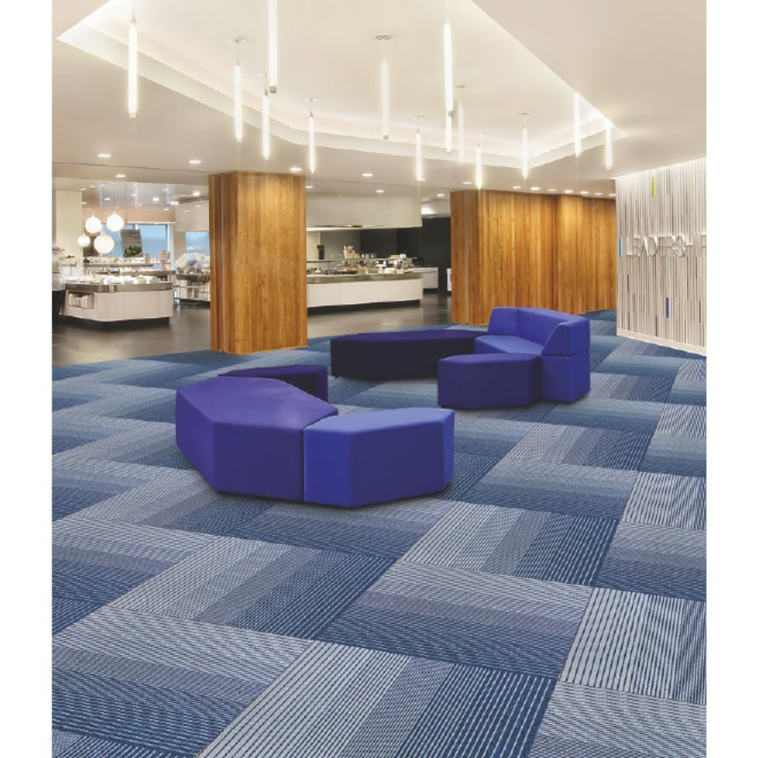 MX 204 Blue Florence Carpet Tile - High-Quality Flooring Solution