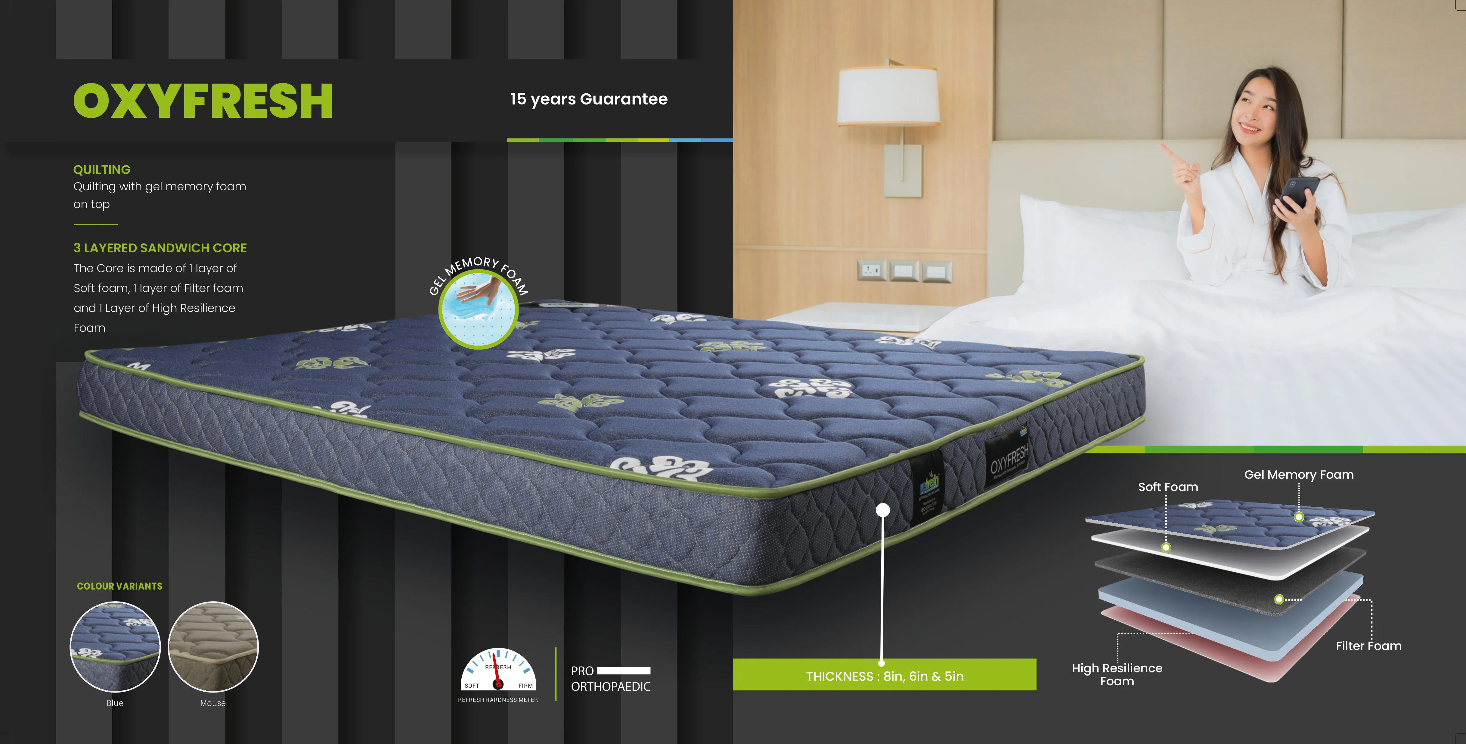Oxyfresh Refresh Space Bed Decor