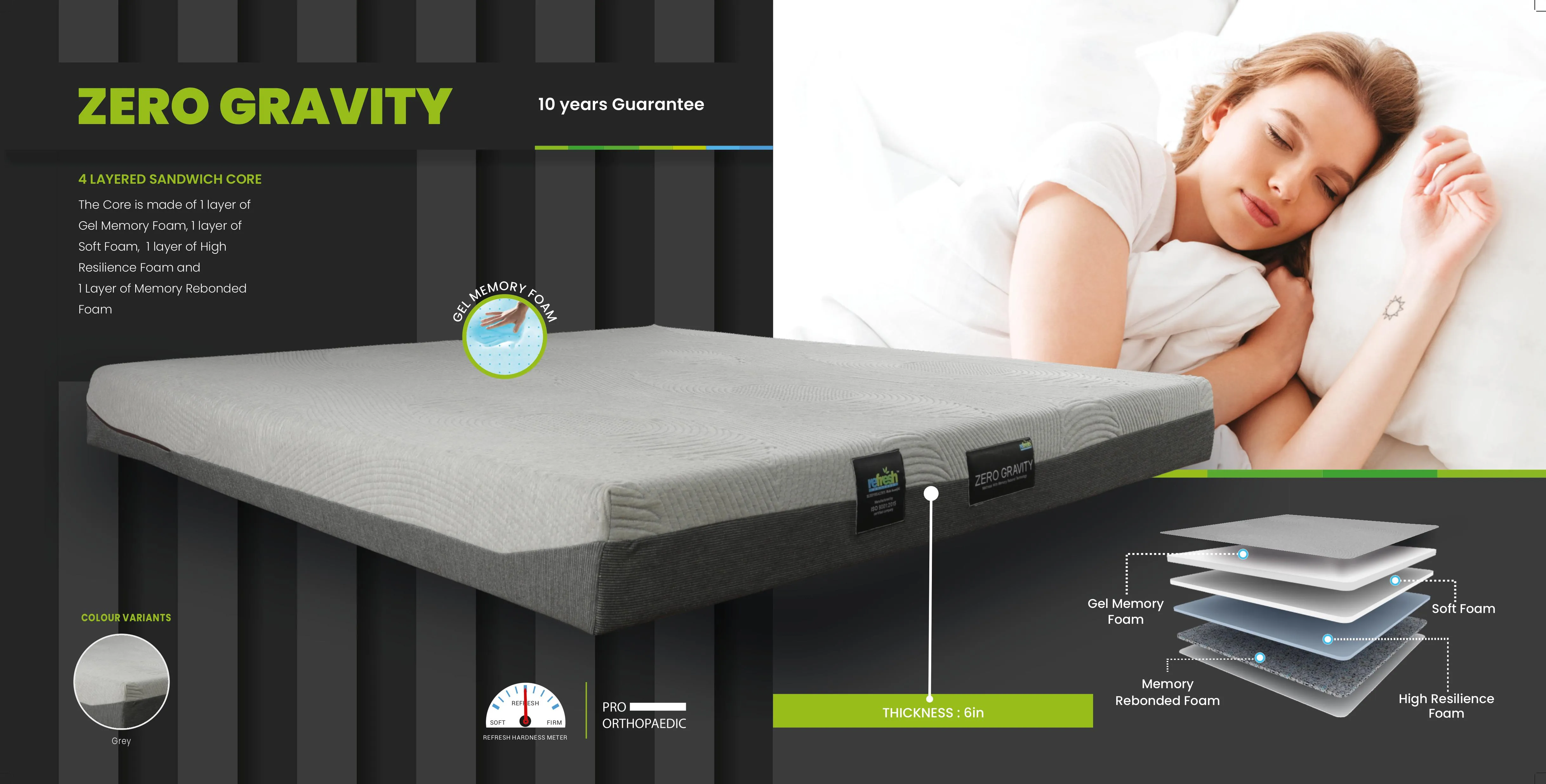 Zero Gravity Refresh Space Bed Decor
