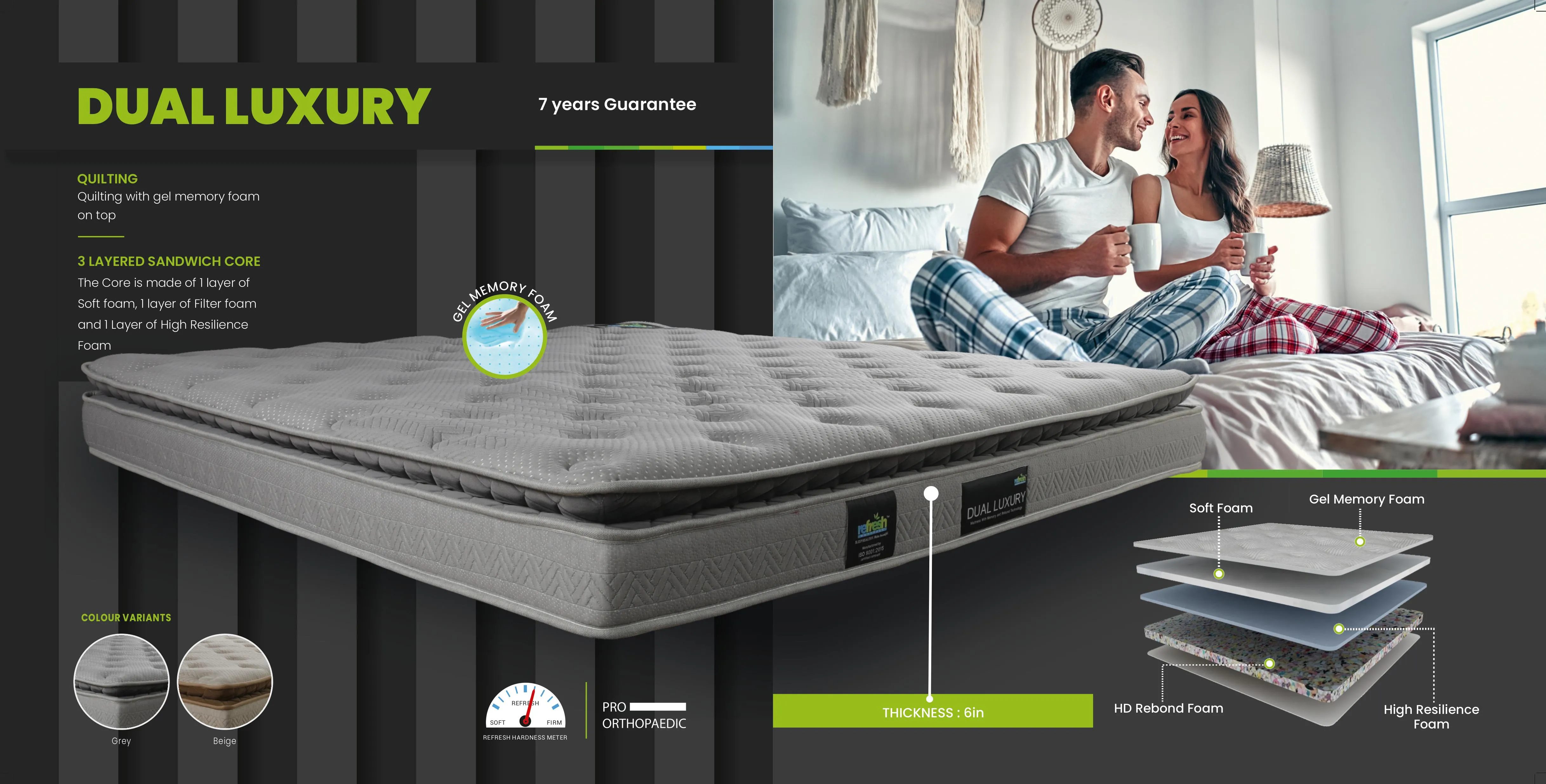 Dual Luxury Refresh Space Bed Decor