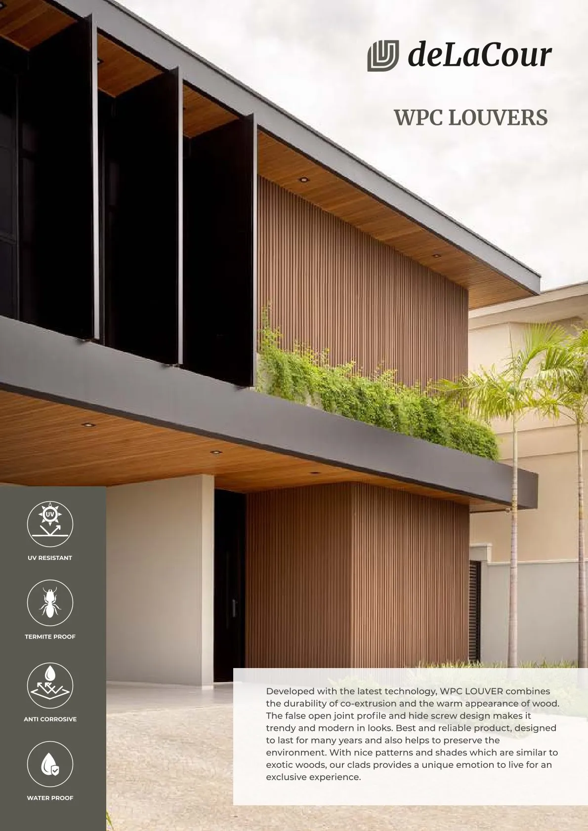 WPC Wall Cladding Panels – 219mm x 26mm x 2900mm