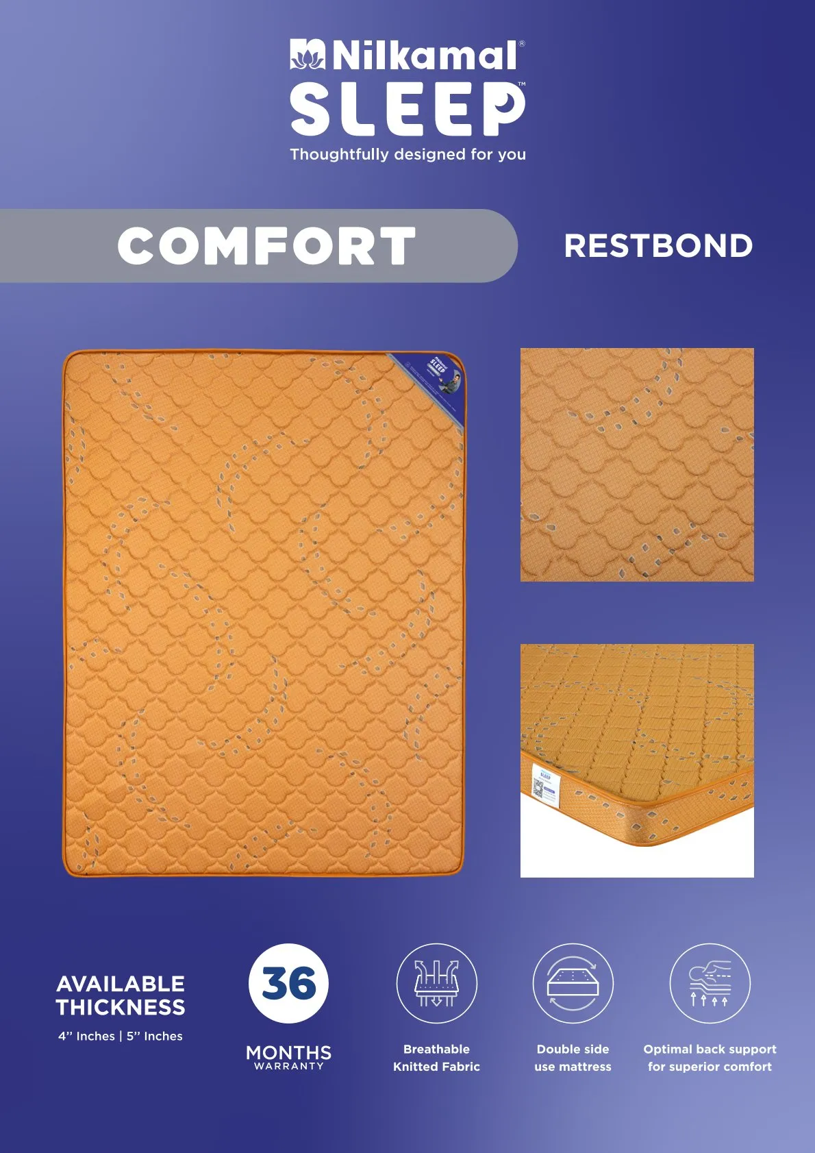 Nilkamal Sleep Mattress for Cot – Ultimate Comfort