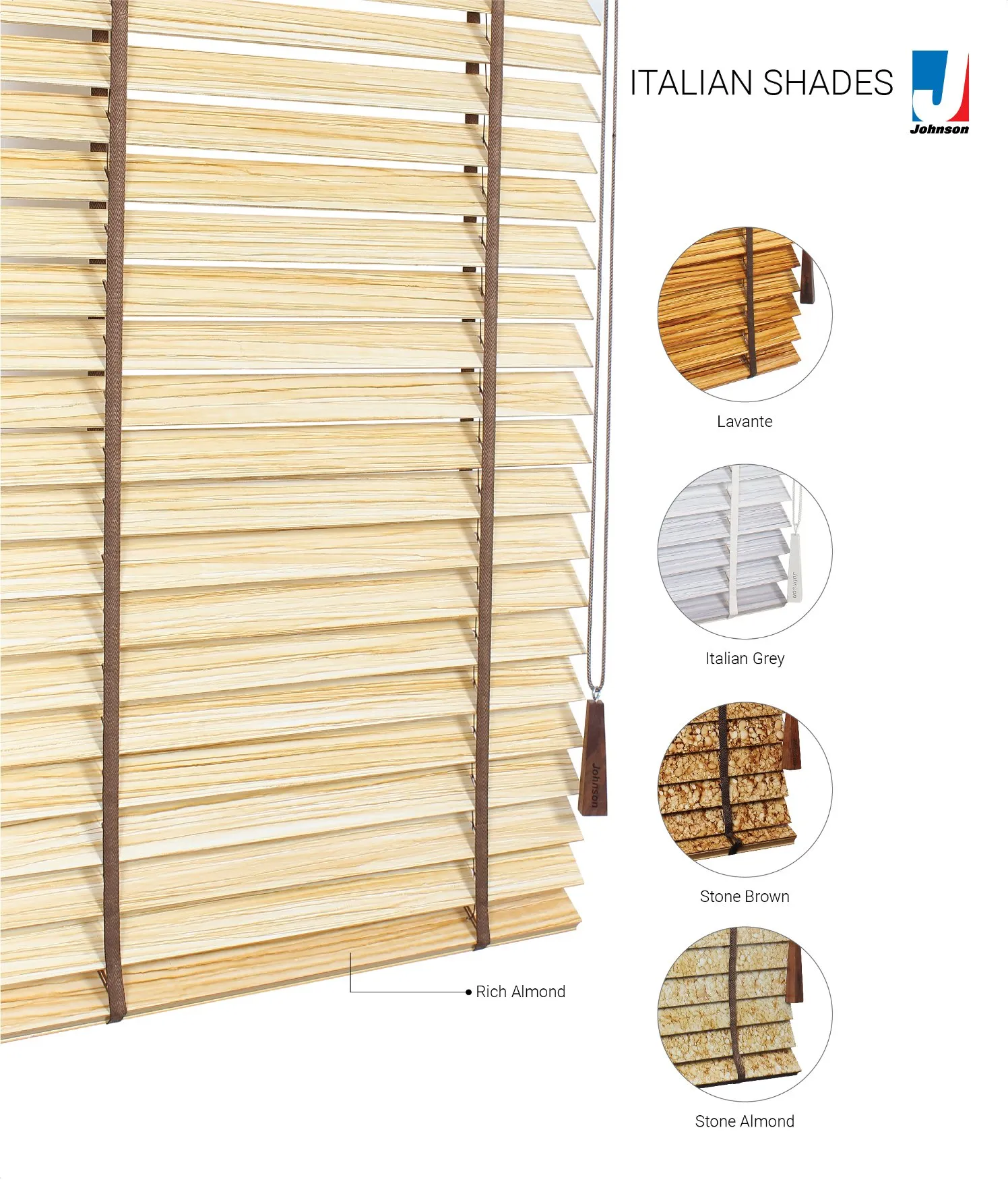 Johnson Wooden Window Blinds – ITALIAN SHADE