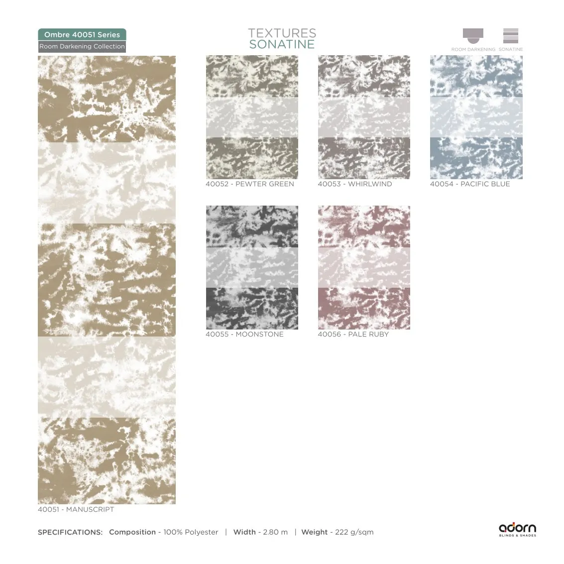 AD Vision Collection Vol-3 – Textures Sonatine  40051 MANUSCRIPT