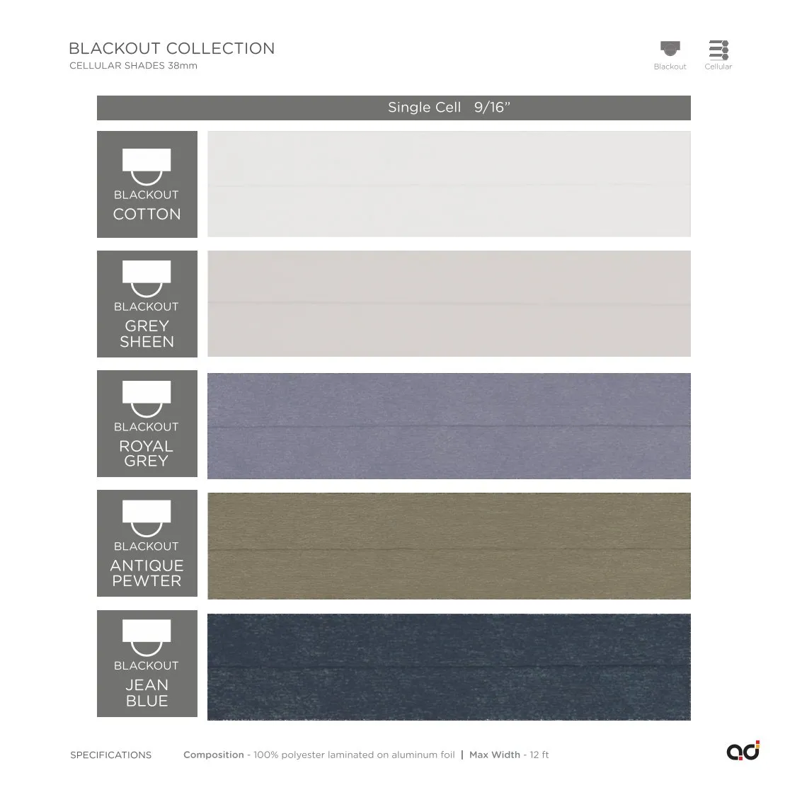AD Cellular Collection – Stylish & Functional Designs  Blackout Collection