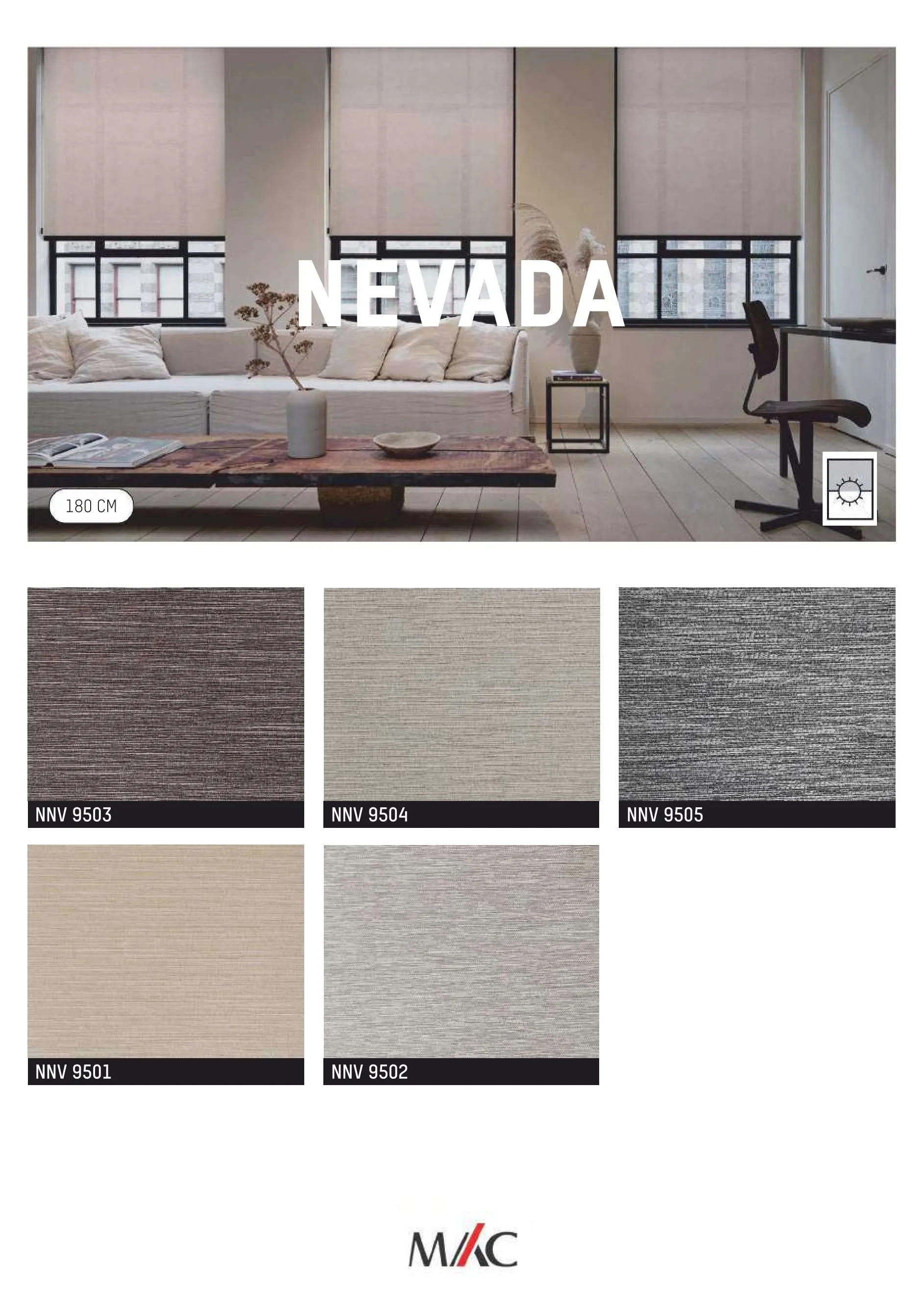 Mac Nature Blinds NEVADA – Stylish & Durable Window Blinds