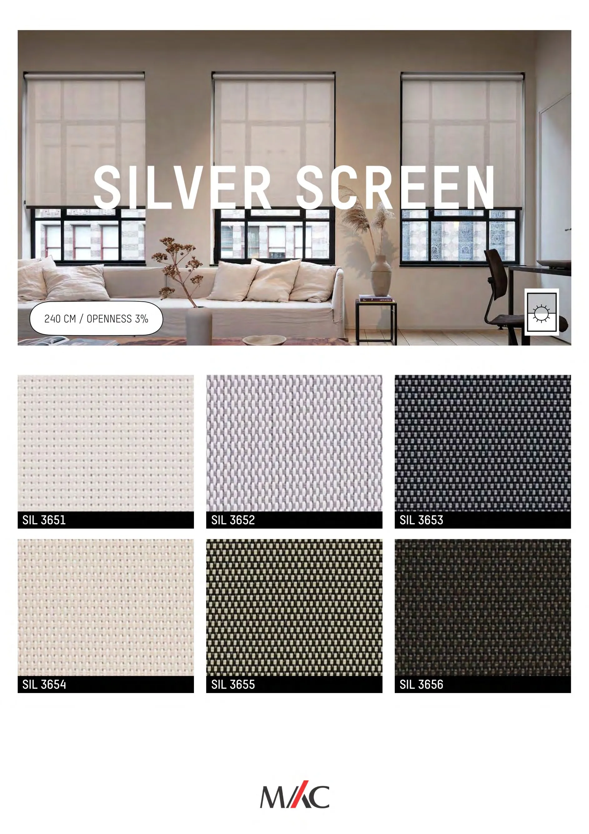 Mac Screen Blinds – Silver Screen for Privacy & Glare
