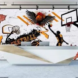 ED22037 Sports Addiction Wallpaper – Transform Your Space