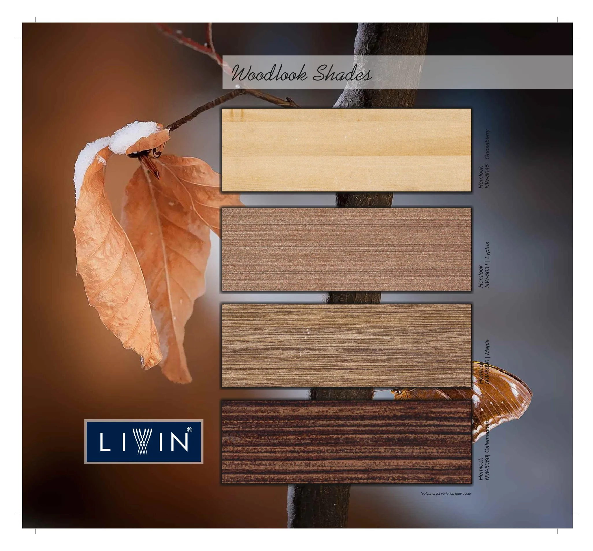 Livin Wooden Blinds NW-5060– NW-5030 NW-5031Elegant & Durable