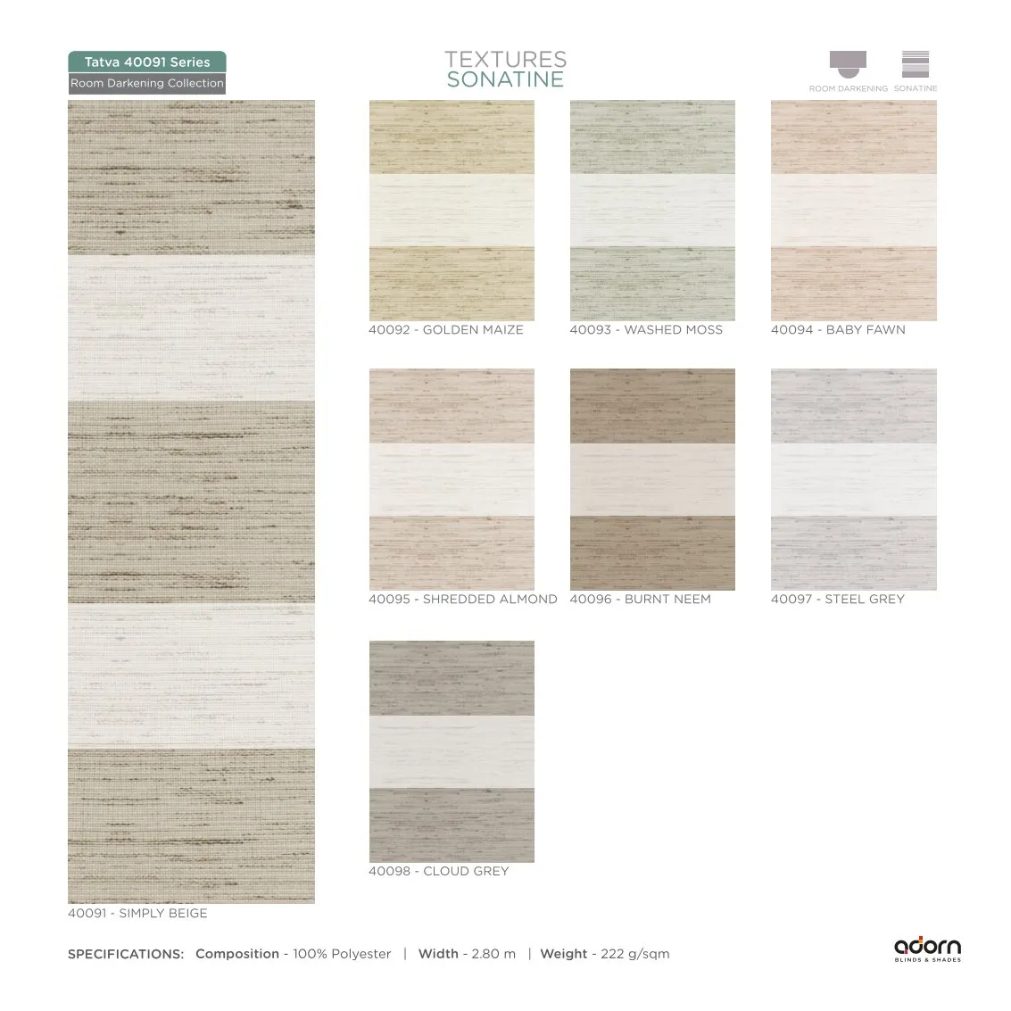 AD Vision Collection Vol-3 – Textures Sonatine  40091 SIMPLY BEIGE