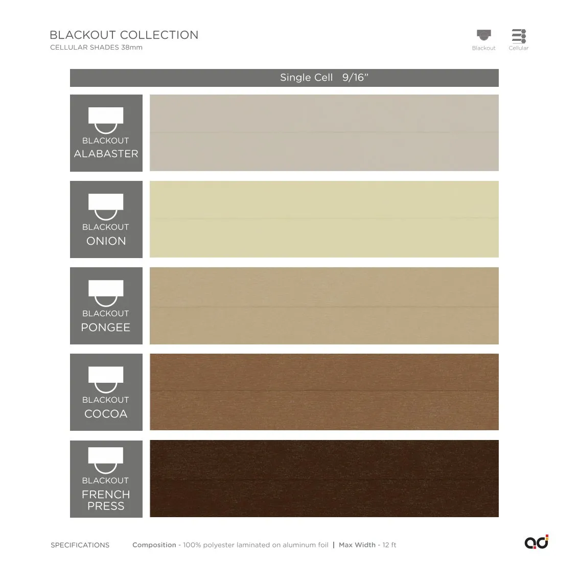 AD Cellular Collection – Stylish & Functional Designs  Blackout Collection