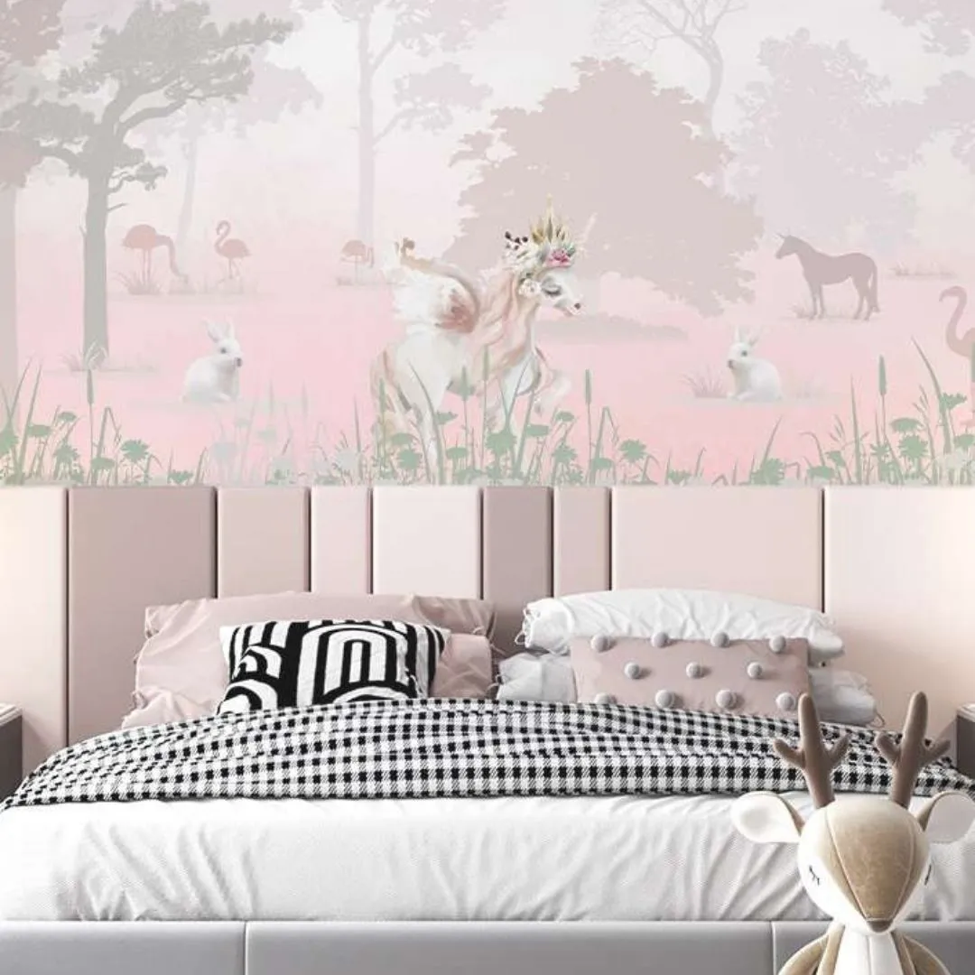 Kids Wallpaper Collection |   Unicorn In Dream Forest