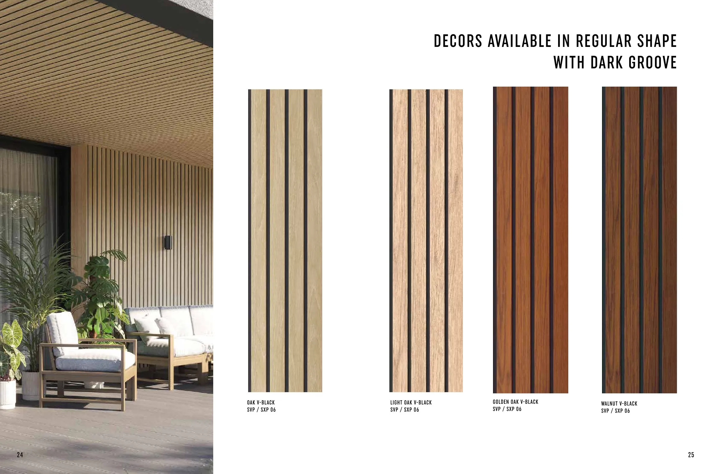 Vox Fronto Ceiling Panel – Regular Shape with Dark Groove