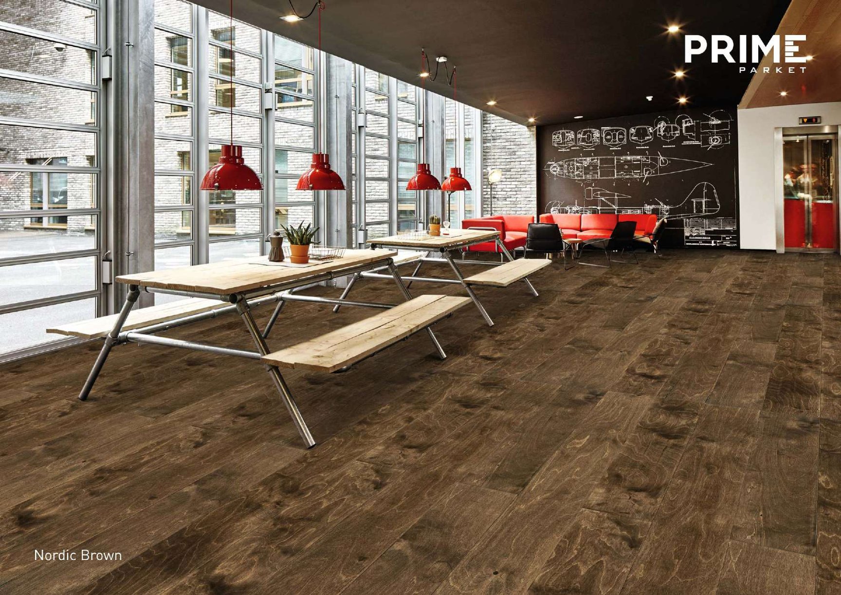 Defloors Engineered Prime Nordic Brown 1.5mm Flooring