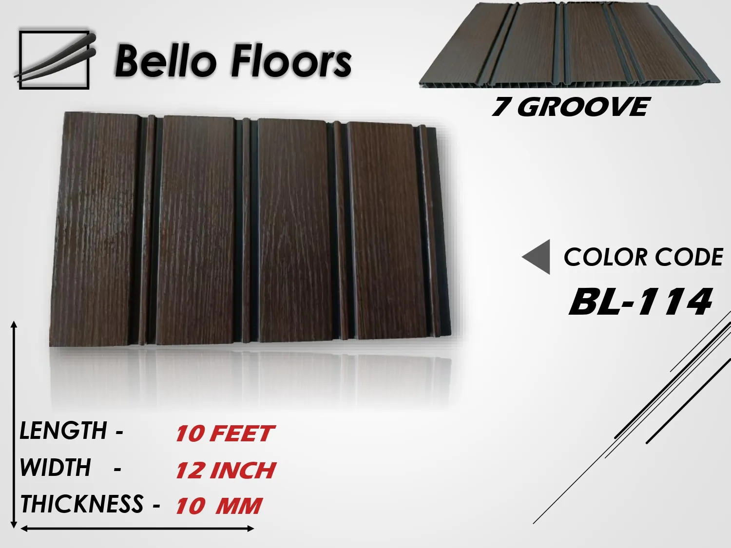 BL-114 Fluted WPC Panel - Stylish Wall Décor