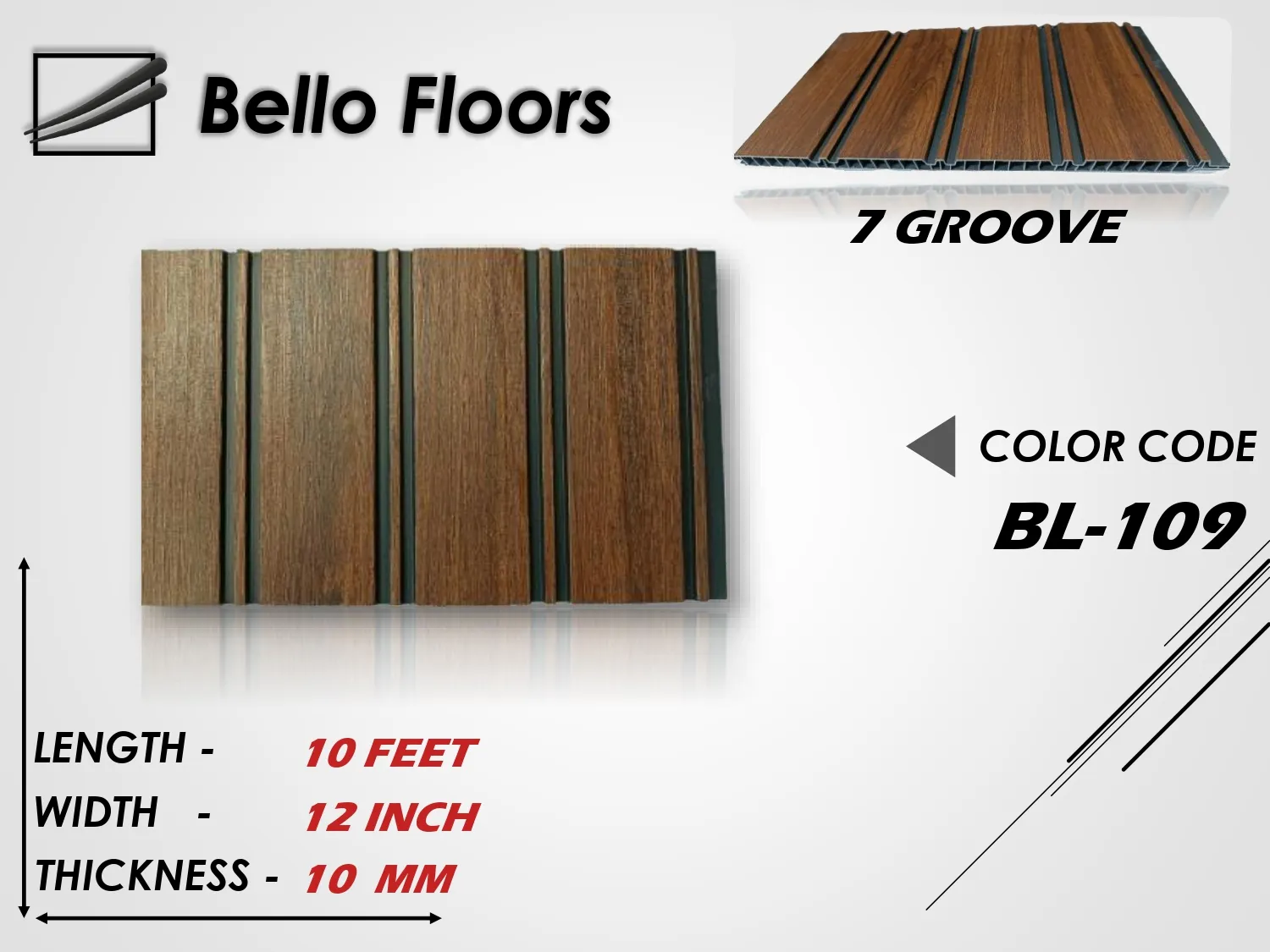 BL-109 Fluted WPC Panel - Stylish Wall Décor