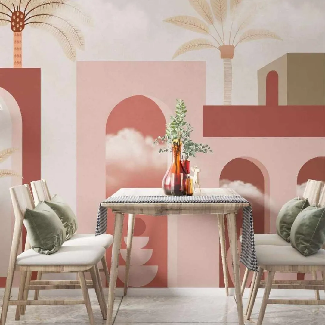 Moroccan Treasures Tropical Wallpaper - Exotic Elegance for Your Space